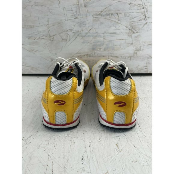 Brooks Nerve Track and Field Spikes Yellow with White Mesh Size 10.5 Spikes Incl - Picture 5 of 9